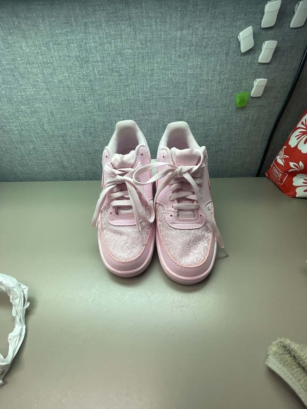 Nike Court Vision Low Pink Foam Sneakers